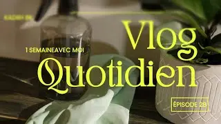 VLOG QUOTIDIEN #28 UNE SEMAINE PRODUCTIVE
