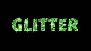 Glitter Text in After Effects