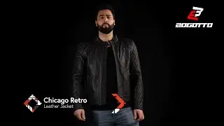 Bogotto Chicago Retro Motorcycle Leather Jacket
