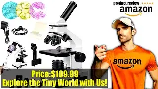 Buy Compound Microscope Powerful Biological Microscopes for School Laboratory Home