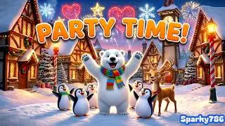 Happy New Year Cartoon Story | Polar Bear Joins the Party