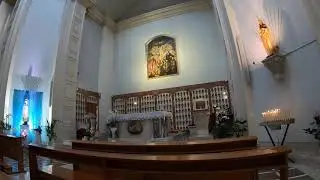 Chapel on level 3 of hospital adjacent to friary part 2, san giovanni rotonda italy 15 may 19 wed da