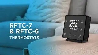 Wireless glass thermostats | RFTC-7 & RFTC-6
