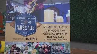 Amps and Ales in downtown Chula Vista Saturday