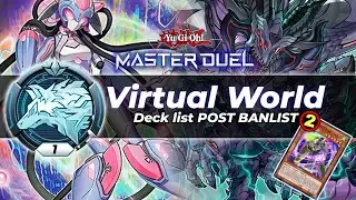 Virtual World Master Duel POST Banlist Meta Decks Yu-Gi-Oh! Top Road to Platinum 1
