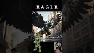 EAGLE Superheroes #shorts #marvel #avengers