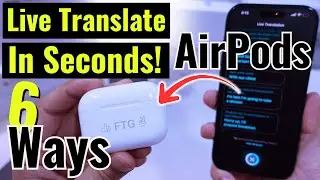6 ways to start Live Translation on AirPods Pro 3, Pro 2,  AirPods 4