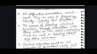 Differential Association Theory By Sutherland || WCC || LAW || DU And other law University 