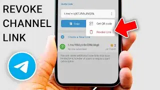 Как отозвать ссылку-приглашение администратора в Telegram