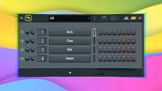 making a house beat using only the 4 default drums in FL studio