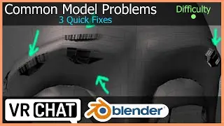 3 Quick Fixes for Common Model Problems (VRChat / Blender Tutorial)