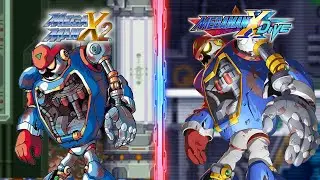 Old Robot Boss Comparison - Mega Man X DiVE