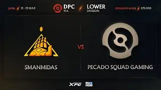 5ManMidas vs Pecado Squad Gaming, Dota Pro Circuit 2021 NA S2, bo3, game 1 [Lex & 4ce]