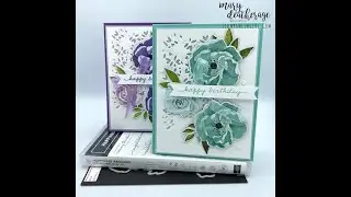 Stampin Up//Happiness Abounds//Hues of Happiness//Blossoming Happiness Dies//Birthday Card//#Shorts