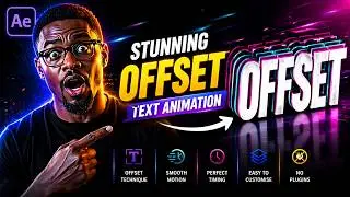 Offset Text Animation in After Effects – Beginner to Pro (No Plugins)