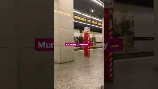 Munich Germany 🇩🇪 | #germany #reels #munich #viral #shortvideo #train #mvg #europe #trains