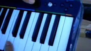 Rock Band 3 keyboard unboxing for Wii
