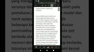 02. Belajar Office di HP | Word: Praktikum1 Membuat dan Menyimpan Dokumen