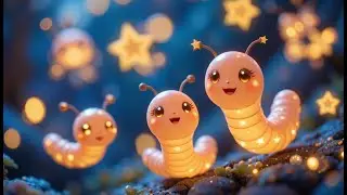 Tiny Glow Worms Light the Skies | Fun Nighttime Song for Kids | Nursery Rhymes & Glow Worm Songs