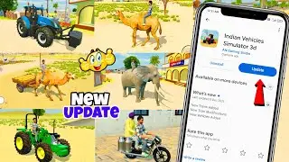Finally New Camel🐪Update आ गया🤩In Indian Vehicles Simulator 3D🔥| Indian Tracotr Game New Update