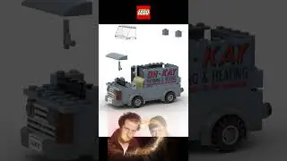 LEGO Home Alone &ndash; Wet Bandits Van Build Render 🚐💧 #shorts