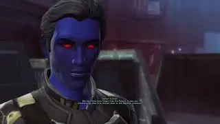 SWTOR Chiss Imperial Agent meets a Chiss Captain on Hoth
