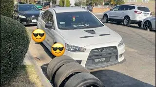 My Evo X Gets New Wheels ! Selling The Integra !!