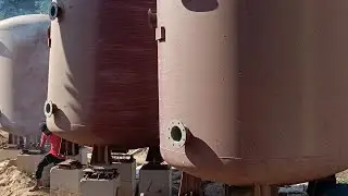 leveling from FFL of foundation for tank installation