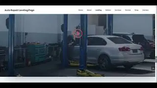 Auto Repair Website Theme