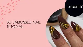 Easy 3D Embossed Cat Eye Nail Design | Lecent&eacute;