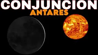 LUNA en CONJUNCI&Oacute;N con ANTARES | 18 de DICIEMBRE