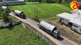 7X40KL Milk Storage Silo Dispatch