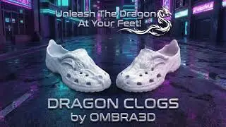 I 3D Printed DRAGON SCALES You Can Walk On! 🐉 (TPU Dragon Clogs)
