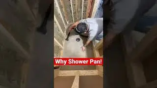 Why prefab shower pans are awesome! #shorts #youtubeshorts #diy