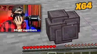 Beating Minecraft But OP Item Challenge