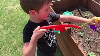 Water Play fun with Water Table, Splash pad and more!!!