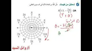 تمثيل النقاط في المستوي القطبي