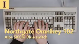 Northgate Omnikey102 Gold (Alps SKCM Blue switch) 노스게이트 옴니키102 골드 알프스 청축 타건