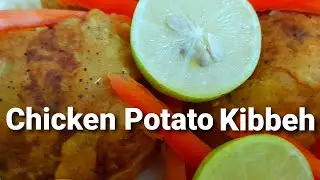 How To Make Lebanese Fried Chicken Potato Balls ( Kibbet Batata or Potato Kibbeh) By Chef Knife Time