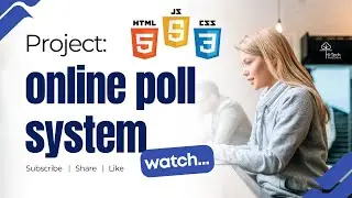Online Student Poll Using HTML, CSS, JavaScript & PHP | Complete Web Development Tutorial