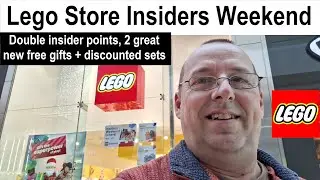 Lego Store Insiders Weekend - Double Insiders Points, 2 great new free gifts PLUS sets on sale!