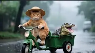 😺Gentle Ginger Help a Sick and Injured Panda 🐼 Alligator🐊 Hamster🐹Snow Seal🦭Dog🐕5 Stories of Ginger 