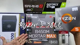 AMD Ryzen 5 3600 msi B450M MORTAR MAX GTX 1650 SUPER GAMING X PC Build