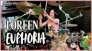 Euphoria - Loreen / Floor Jansen Nightwish || Drum cover by KALONICA NICX