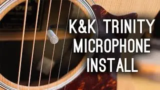 K&K Trinity Microphone Installation on Martin GPCPA5K