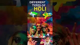 🌈 5 Unique Types of Holi You Didn't Know! 🎉🔥 #Shorts #viralshorts #youtubeshorts