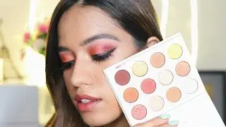 Cranberry Eye Makeup Tutorial With Colourpop Yes Please Palette | Debasree Banerjee