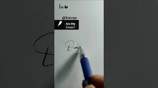 Simple SIGNATURE style of Emran #emran #trending #foryou