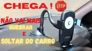 COLOCAR SUPORTE DE CELULAR PARA NÃO CAIR- Como colocar suporte veicular para não soltar e cair mais.