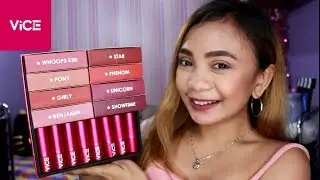VICE COSMETICS REVIEW & SWATCHES (ALL SHADES!) | Cheska Aguiluz